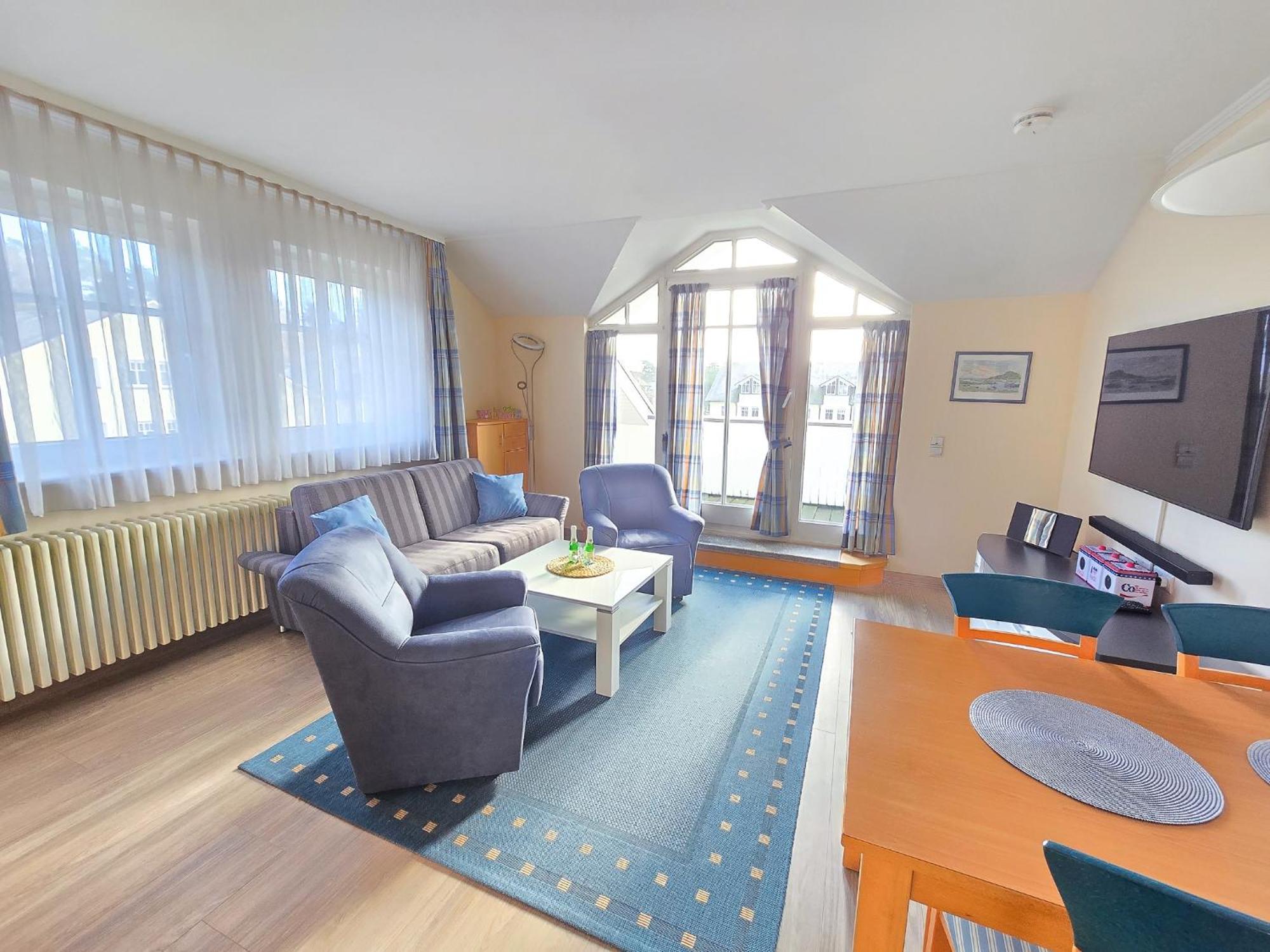 Duenenpark - Komfort Mit 1 Schlafzimmer Und Balkon Im Dachgeschoss 024 Apartment Binz